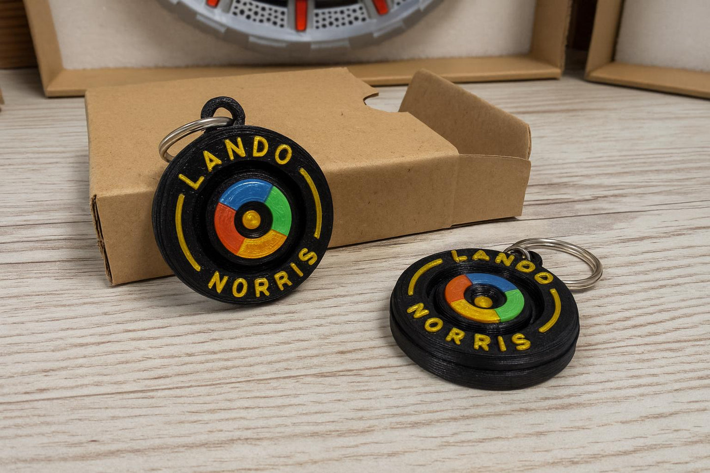 Lando Norris Keychain (5 pcs) - McLaren Racing Accessory - Formula 1 Gift