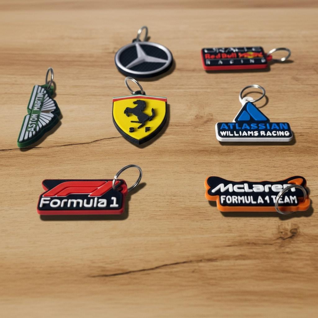 Formula 1 Keychain - Racing Team Accessory - F1 Gift