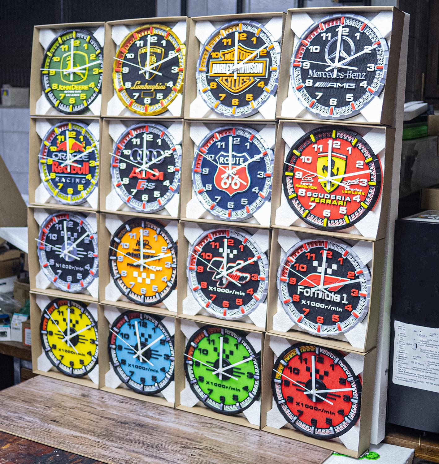 Lewis Hamilton Racing Clock - Petronas Team - Mercedes AMG Wall Art - Formula 1 Gift