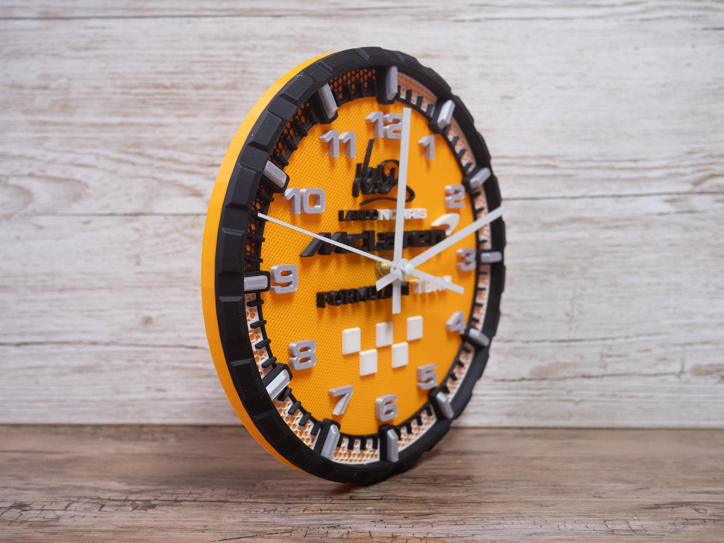 Lando Norris McLaren Racing Clock - Wall Art - Formula 1 Gift