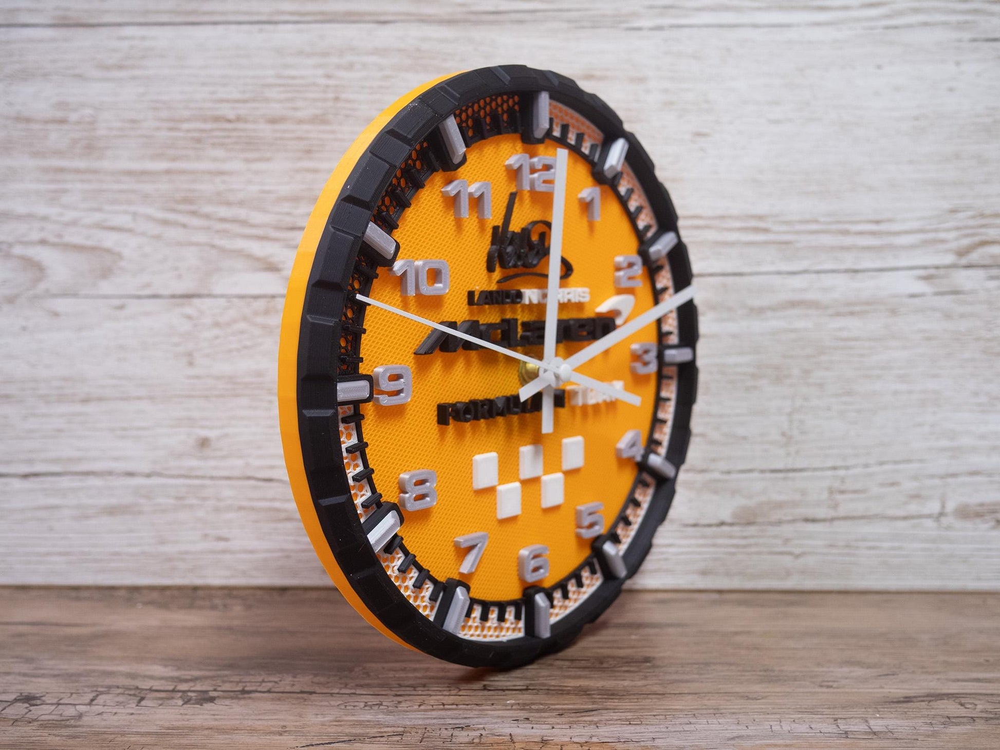 Lando Norris McLaren Racing Clock - Wall Art - Formula 1 Gift
