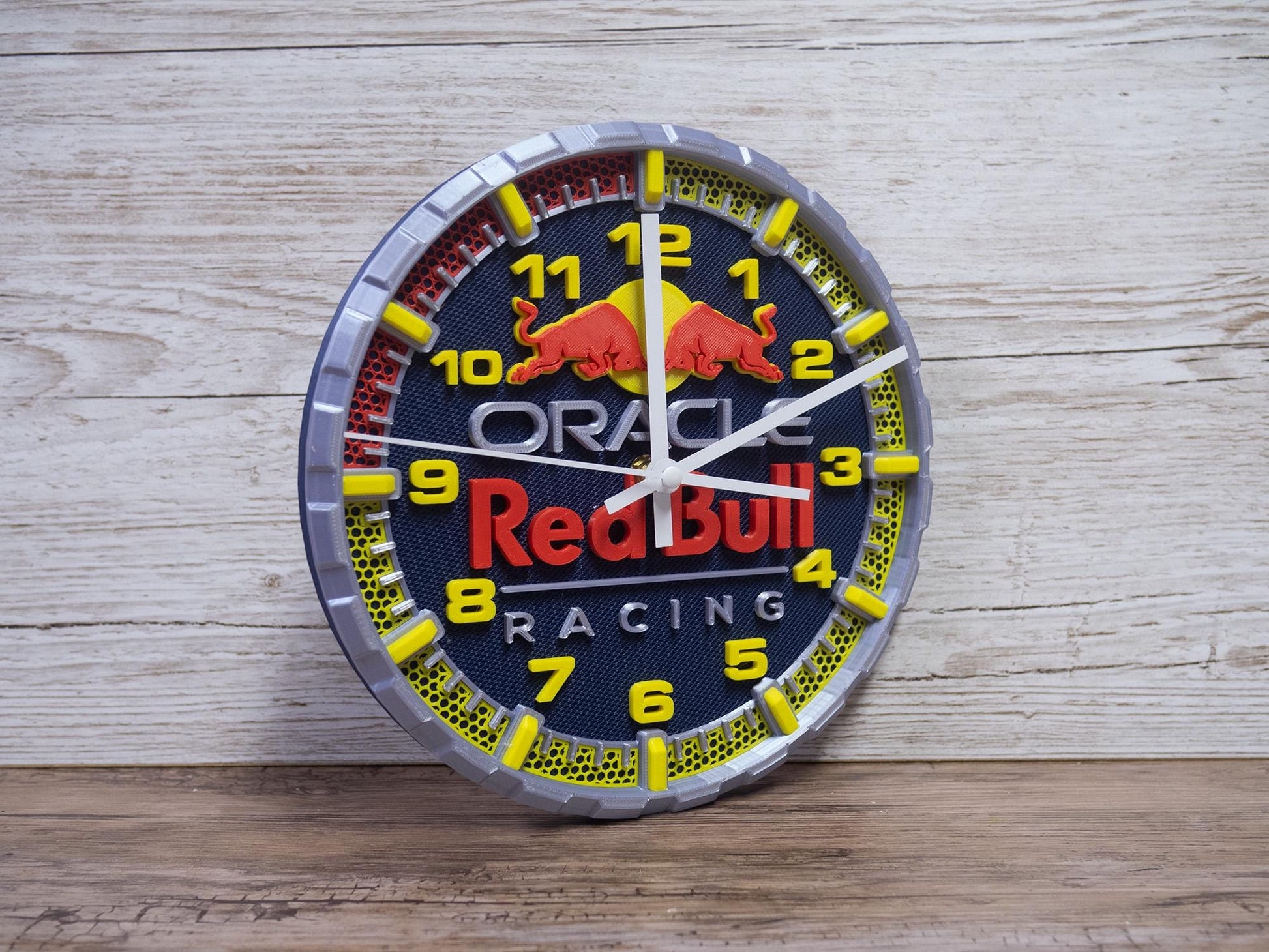 Red Bull Racing Clock - Wall Art - Formula 1 Gift