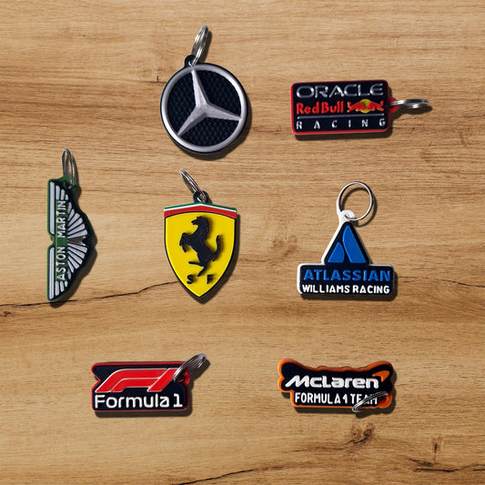 Formula 1 Keychain - Racing Team Accessory - F1 Gift