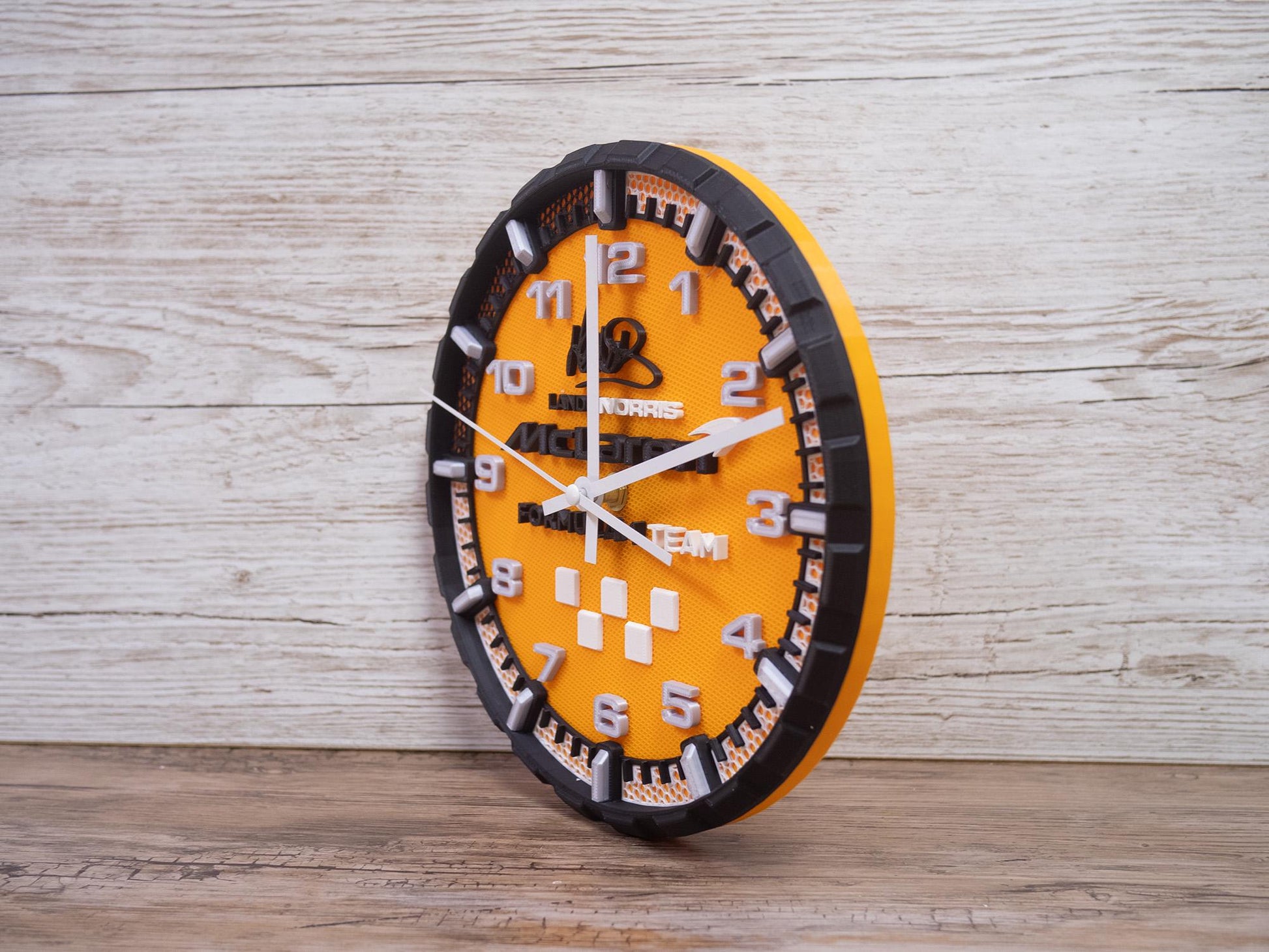 Lando Norris McLaren Racing Clock - Wall Art - Formula 1 Gift