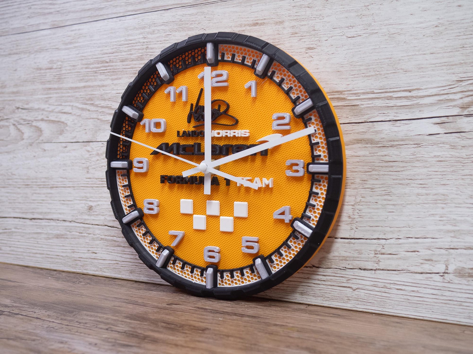 Lando Norris McLaren Racing Clock - Wall Art - Formula 1 Gift