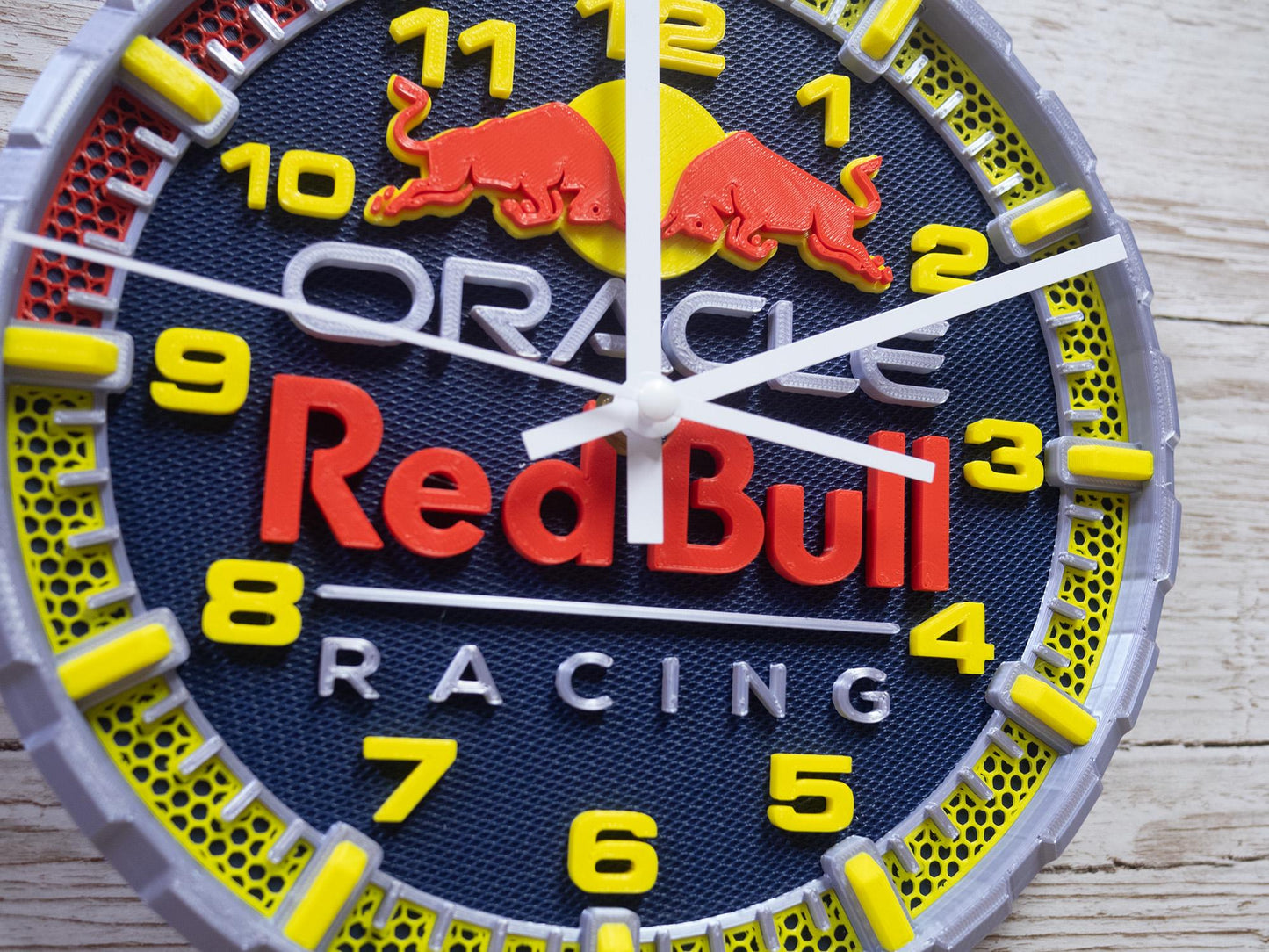 Red Bull Racing Clock - Wall Art - Formula 1 Gift