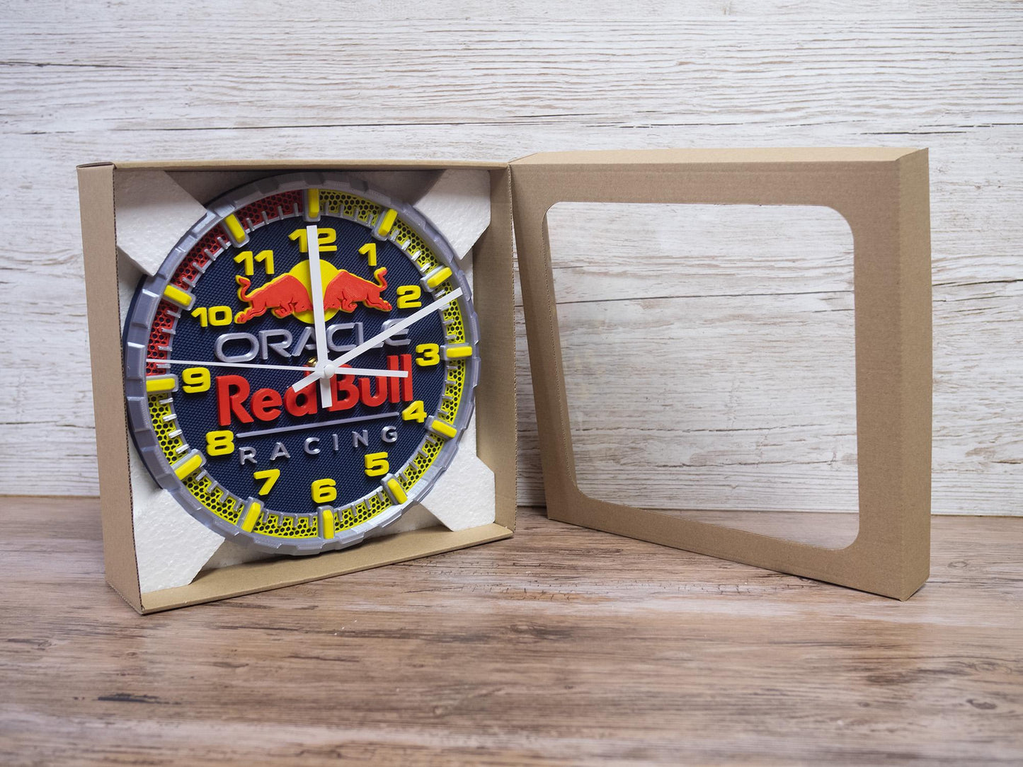 Red Bull Racing Clock - Wall Art - Formula 1 Gift