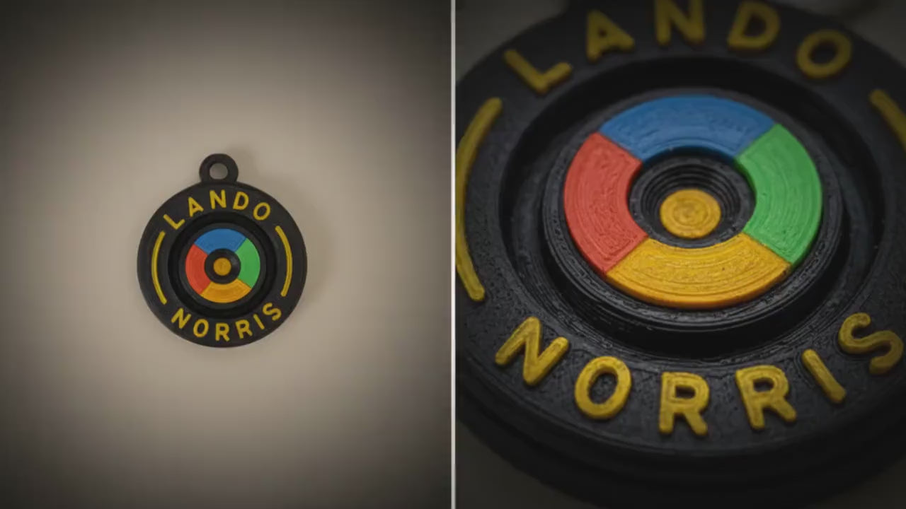 Lando Norris Keychain (5 pcs) - McLaren Racing Accessory - Formula 1 Gift