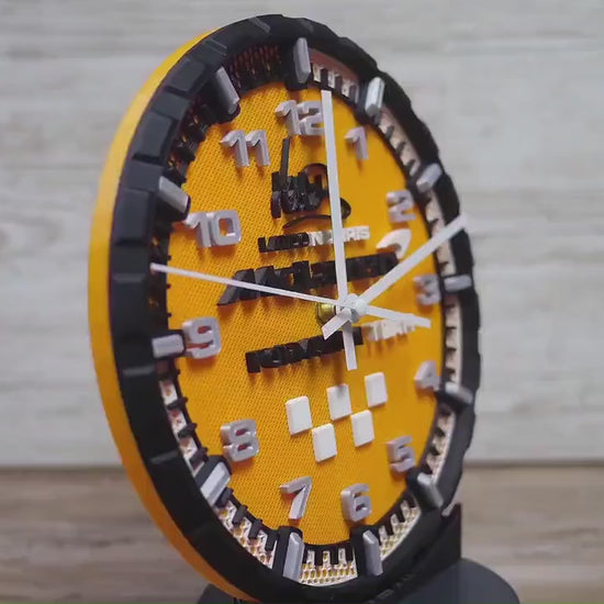 Lando Norris McLaren Racing Clock - Wall Art - Formula 1 Gift
