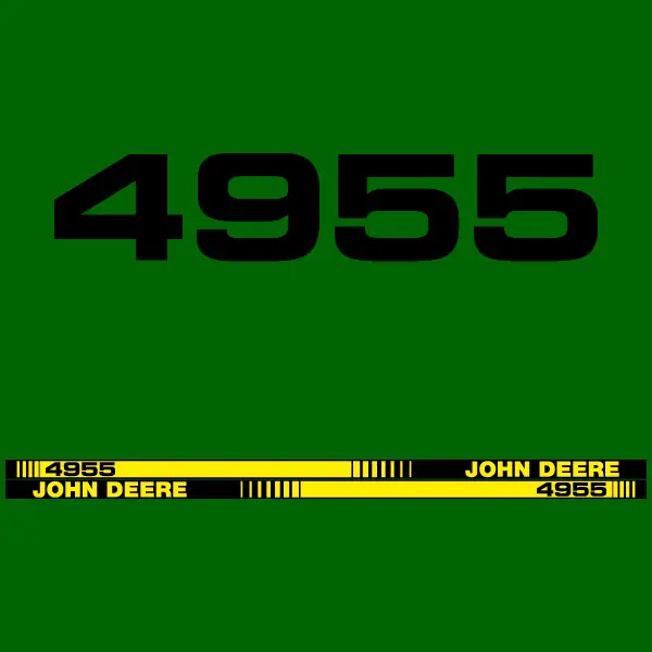 Decal Set Made to Fit John Deere 4055 Tractors
