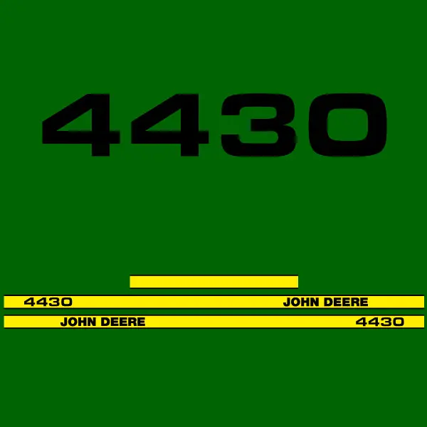 Decal Set Made to Fit John Deere 4430 Tractors