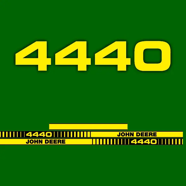 Decal Set Made to Fit John Deere 4440 Tractors