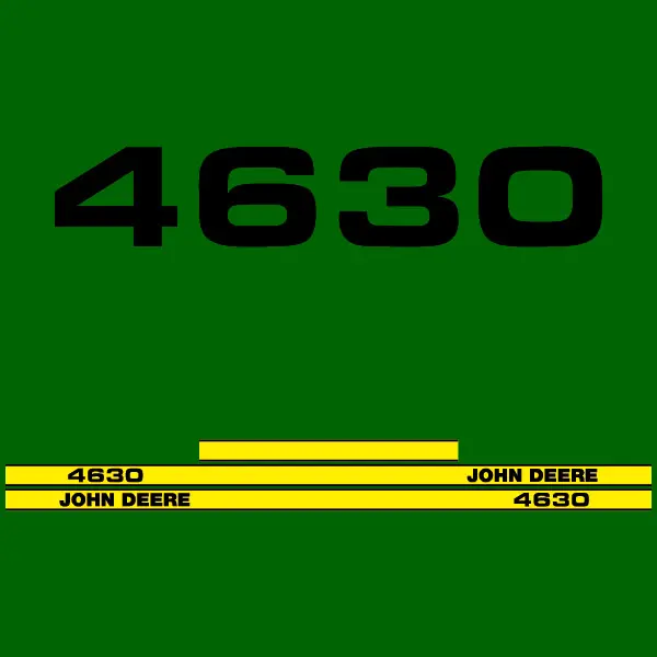 Decal Set Made to Fit John Deere 4630 Tractors