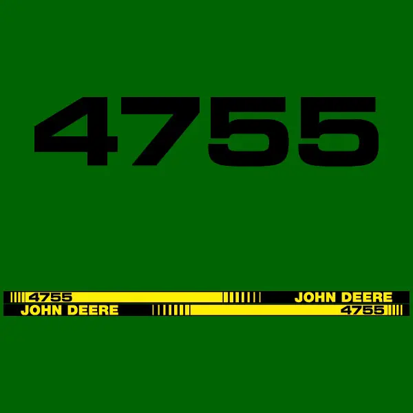 Decal Set Made to Fit John Deere 4755 Tractors