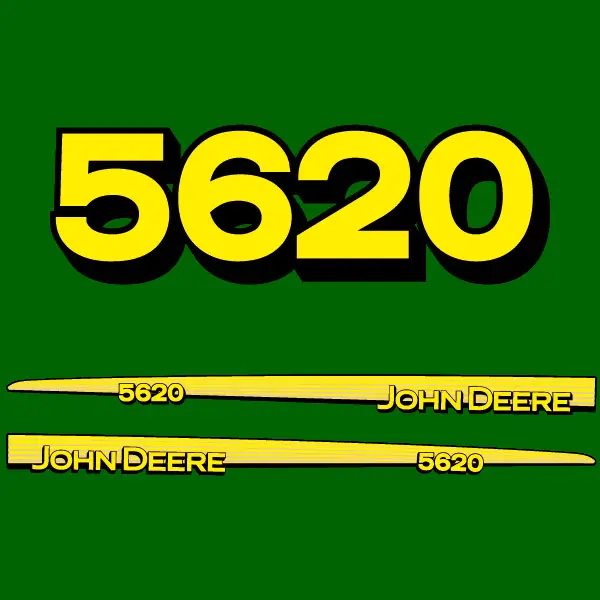 Decal Set Made to Fit John Deere 5620 Tractors