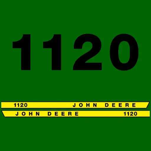 Decal Set Made to Fit John Deere 1120 Tractors