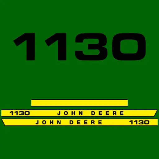 Decal Set Made to Fit John Deere 1130 Tractors