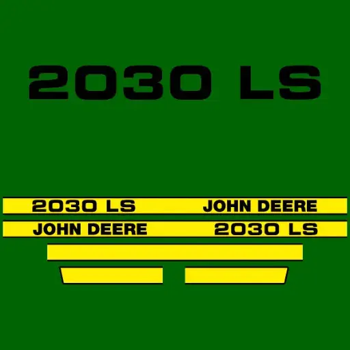 Decal Set Made to Fit John Deere 2030 LS Tractors