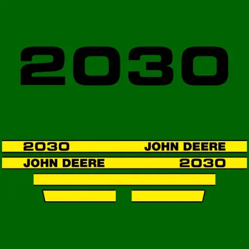 Decal Set Made to Fit John Deere 2030 Tractors