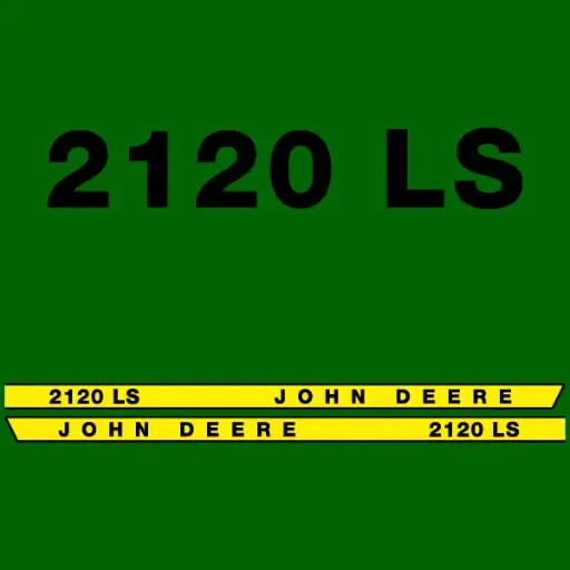 Decal Set Made to Fit John Deere 2120 LS Tractors