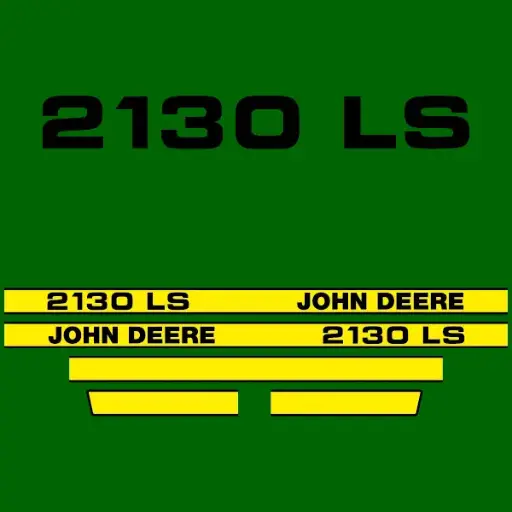 Decal Set Made to Fit John Deere 2130 LS Tractors