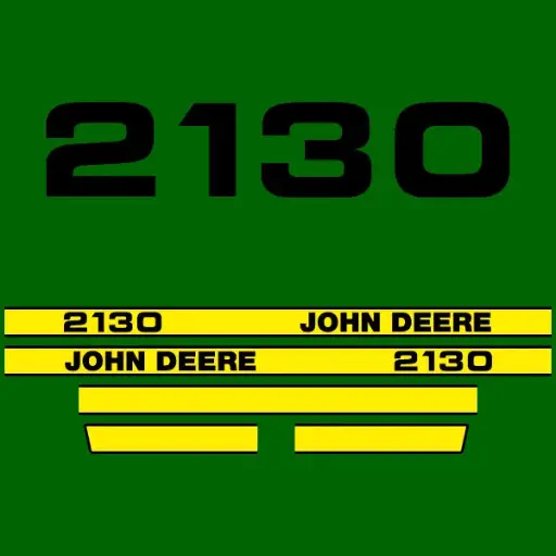 Decal Set Made to Fit John Deere 2130 Tractors