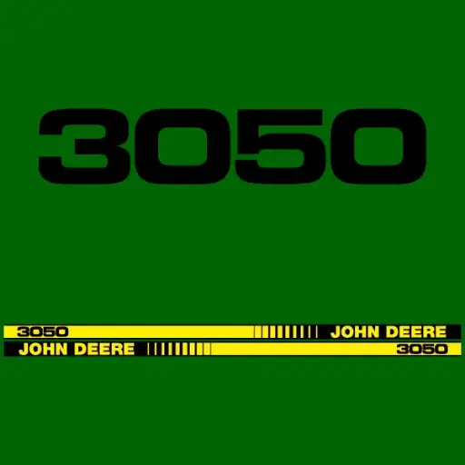 Decal Set Made to Fit John Deere 3050 Tractors