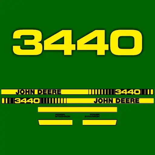 Decal Set Made to Fit John Deere 3440 Tractors