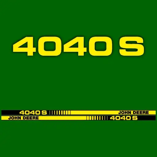 Decal Set Made to Fit John Deere 4040 S Tractors