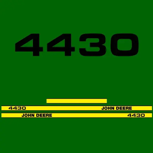 Decal Set Made to Fit John Deere 4430 Tractors