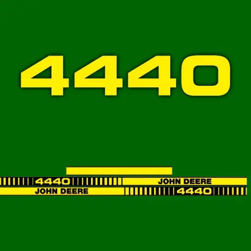 Decal Set Made to Fit John Deere 4440 Tractors