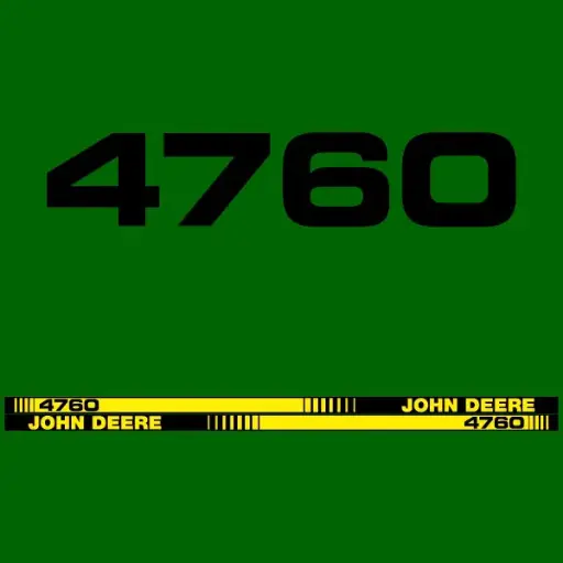 Decal Set Made to Fit John Deere 4760 Tractors