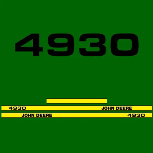 Decal Set Made to Fit John Deere 4930 Tractors