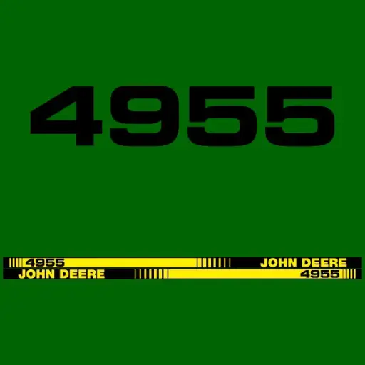 Decal Set Made to Fit John Deere 4955 Tractors