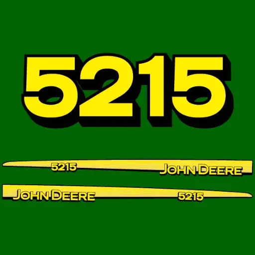Decal Set Made to Fit John Deere 5215 Tractors
