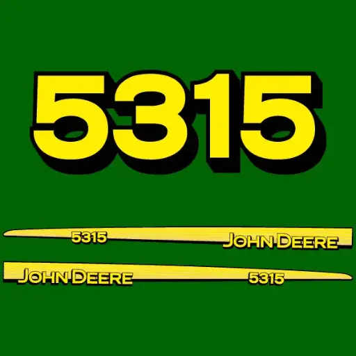 Decal Set Made to Fit John Deere 5315 Tractors