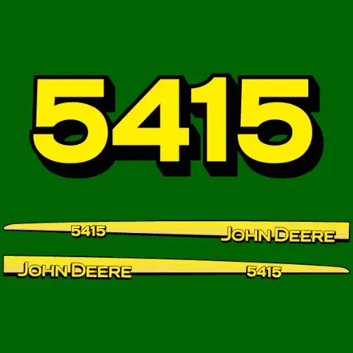 Decal Set Made to Fit John Deere 5415 Tractors