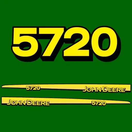 Decal Set Made to Fit John Deere 5720 Tractors