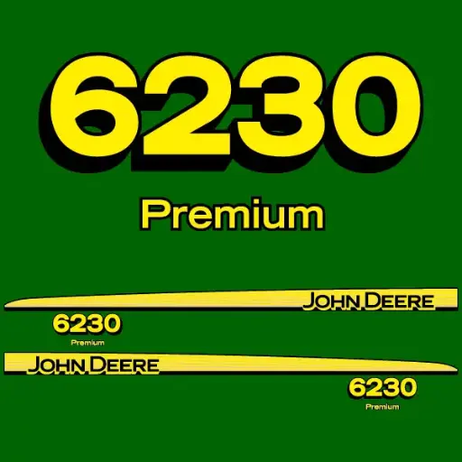 Decal Set Made to Fit John Deere 6230 Tractors